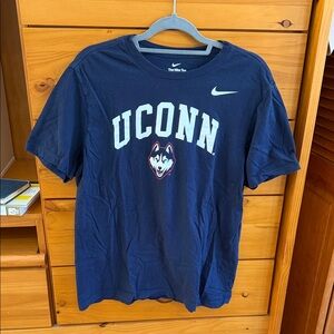Nike Navy Blue UConn Short Sleeve Tee